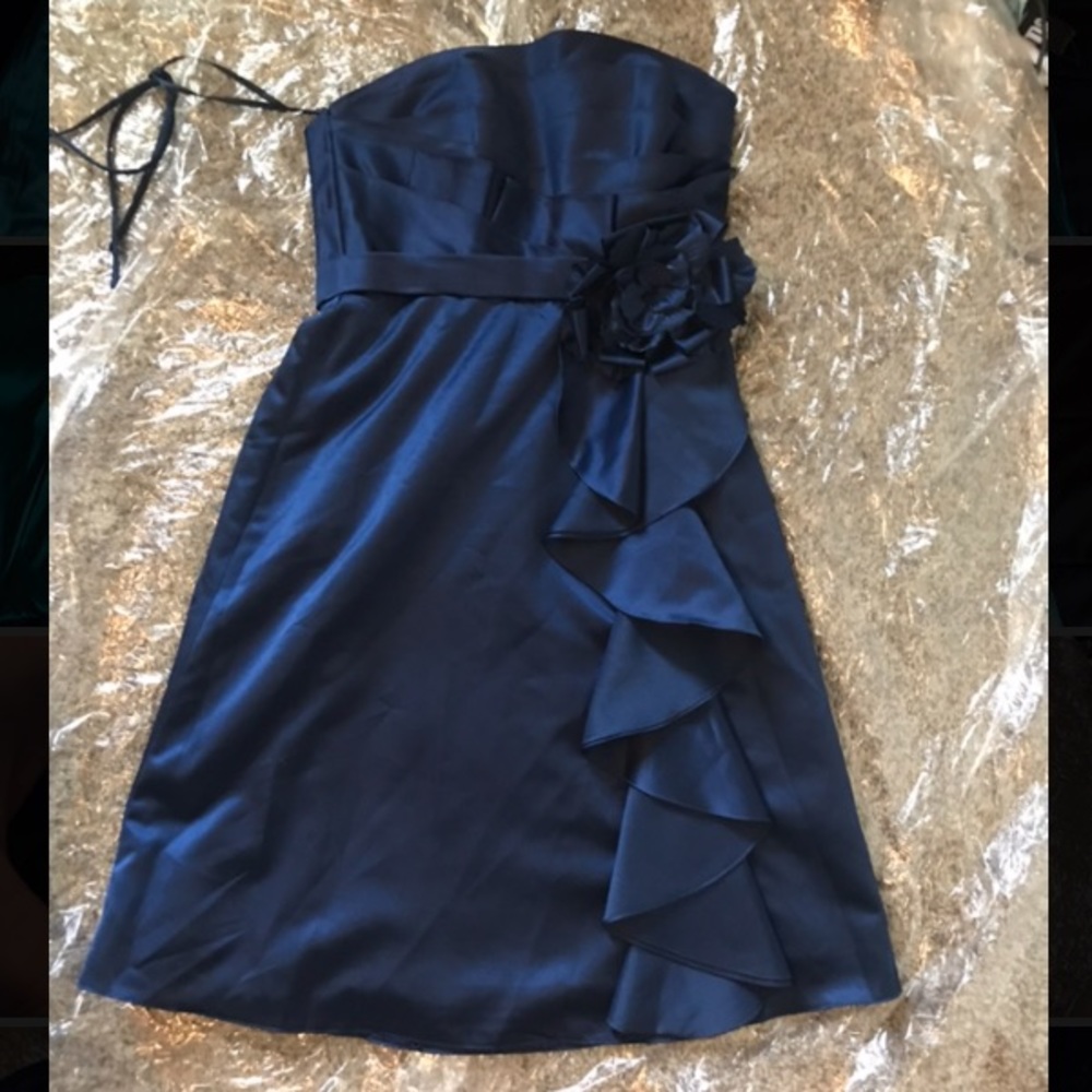 NWT Navy Formal Dress by Allure Bridal Sz. 12